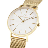 Gold White Diamond Uhr