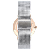 Rosègold Silver Diamond Uhr