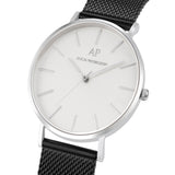 Silver White Black Diamond Uhr