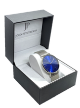 John Pettersson Silver Blue Herren Armbanduhr - Unsere Herren Uhr ist das richtige Accessoire für besondere Momente im Alltag.
