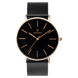 Black Roségold Diamond Uhr