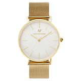 Gold White Diamond Uhr