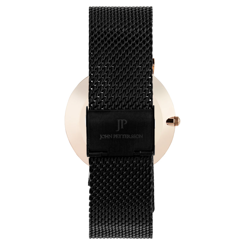 Black Roségold Diamond Uhr